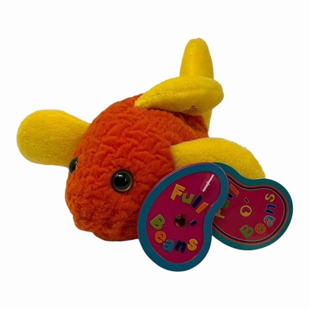 Avon Full O Beans Orange Fish Plush Millennium 2000 Collectible Bean Bag Toy